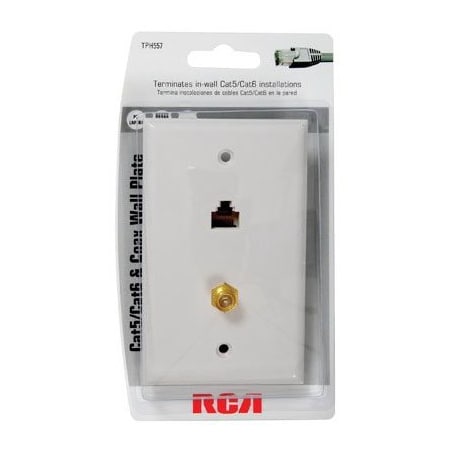 Audiovox Cat56 Coax Wall Plate TPH567RV